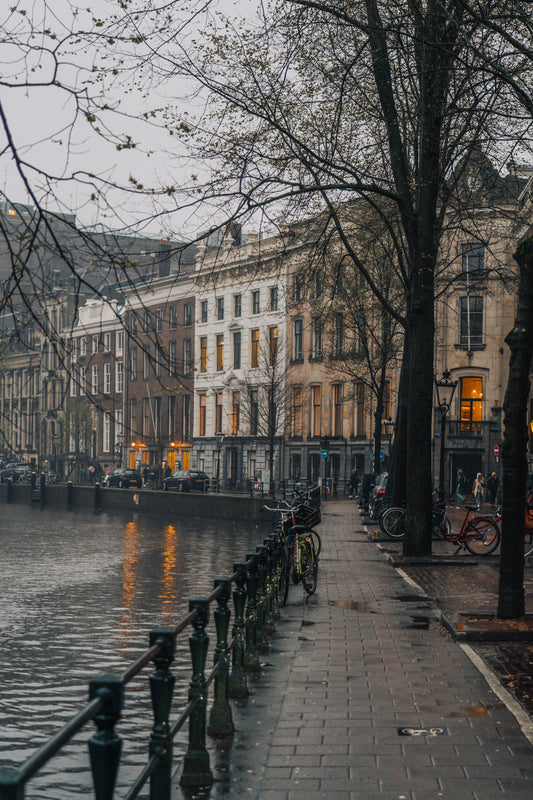 Moody Amsterdam canals